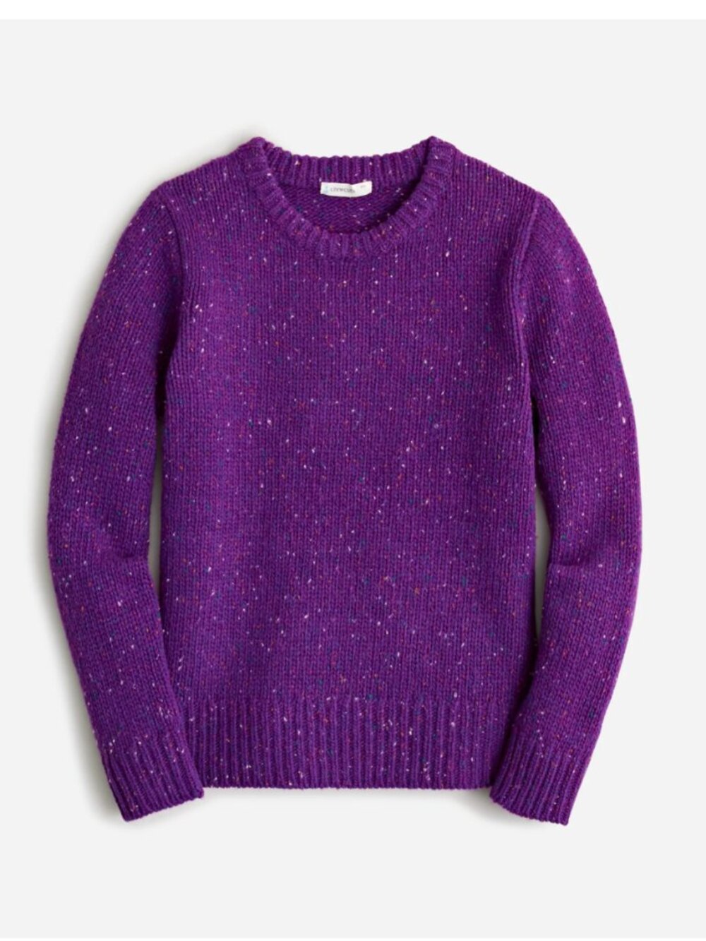 🌟 CREWCUTS 🌟 CREWNECK DONEGAL INSPIRED WOOL BLEND SWEATER PURPLE SZ S